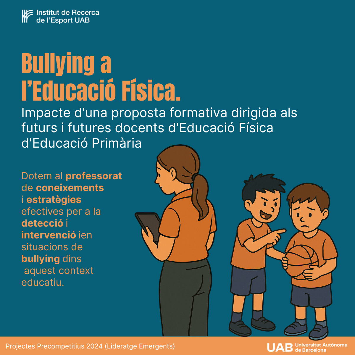 Bullying a l¿Educació Física (EF). Impacte d¿una proposta formativa dirigida als futurs i futures do